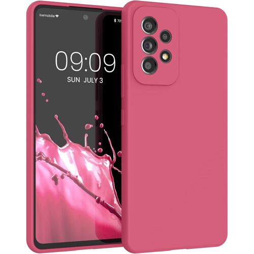 JGD-Housse Compatible avec Samsung Galaxy A53 5G Coque - Housse de téléphone Protection Souple en TPU Silicone - Awesome Pink