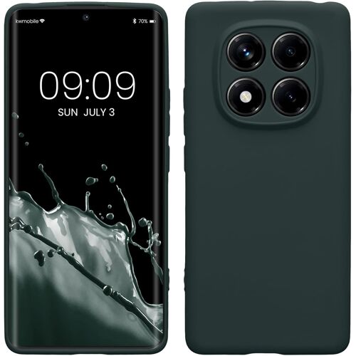 KAL-Housse Compatible Avec Xiaomi Redmi Note 14 Pro 4G Coque - Housse De Téléphone En Tpu Avec Protection Appareil Photo - Vert Mousse