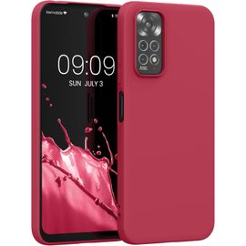 Housse Compatible Avec Xiaomi Redmi Note 11 / Note 11s Coque - Housse De Téléphone Protection Souple En Silicone - Fuchsia Mat[Ven8802881]