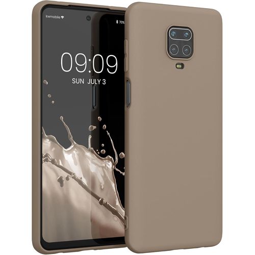 Housse Compatible Avec Xiaomi Redmi Note 9s / 9 Pro / 9 Pro Max Coque - Housse De Téléphone Protection Souple En Silicone - Crème Mat