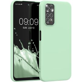 Trahoo-Housse Compatible Avec Xiaomi Redmi Note 11 / Note 11s Coque - Housse De Téléphone Protection Souple En Silicone - Menthe Mat