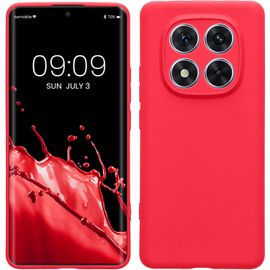 Kal-Housse Compatible Avec Xiaomi Redmi Note 14 Pro 5g / Poco X7 Coque - Housse De Téléphone En Tpu Avec Protection Appareil Photo - Rose Fluo