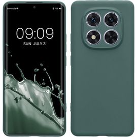 Kal-Housse Compatible Avec Xiaomi Redmi Note 14 Pro 5g / Poco X7 Coque - Housse De Téléphone En Tpu Avec Protection Appareil Photo - Bleu Vert