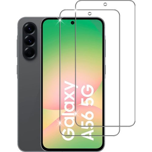 [2 Pack] Samsung Galaxy A56 5g/A36 5g Tempered Glass Screen Protector 9h Hardness Hd Bubble Free Anti-Scratch Film