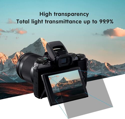 Film de Verre trempé pour Nikon Coolpix A1000 Film de Protection d'écran Crystal Clear Nikon Coolpix A1000 sans Bulles/Anti-Rayures (Paquet de 2)