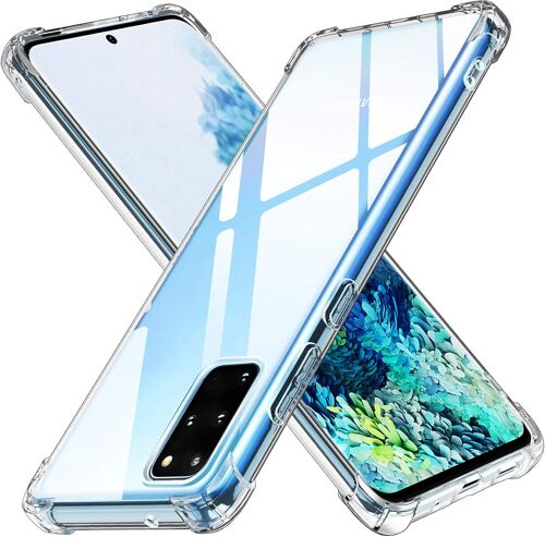 Coque Pour Samsung Galaxy S20+ / S20 Plus 5G, Ultra Transparent Étui De Protection En Silicone Antichoc Avec Coins Renforcés, Clair Mince Souple Tpu Bumper Housse