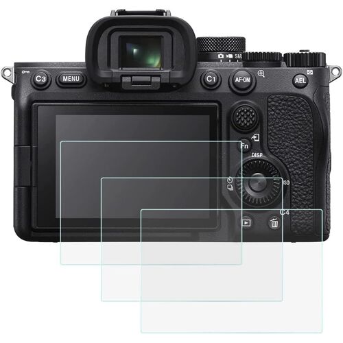 MEVRONISSHOP-a7R V Lot de 3 films protecteurs d'écran pour appareil photo Sony a7R V a7R5 - Ultra transparent anti-rayures et sans bulles - Verre trempé pour Alpha 7R V a7R5 A7r5 a7R V