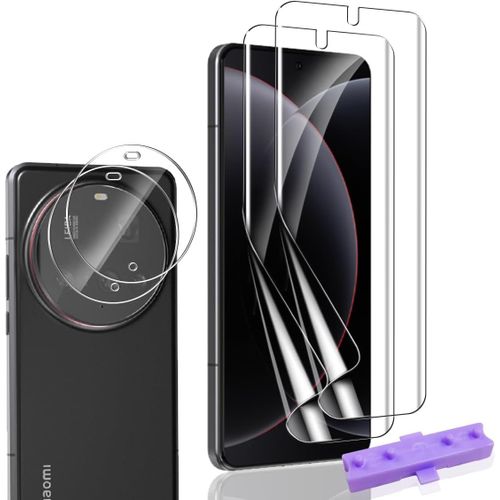 Kal-Protection Écran Pour Xiaomi 15 Ultra Et Verre Trempé Caméra Protecteur [2+2 Pièces], Sans Bulles, Hd Transparent Film, Doux Tpu Protection Pour Xiaomi 15 Ultra Protection Écran