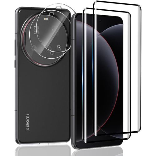Khkui-Verre Trempé Pour Xiaomi 15 Ultra Et Caméra Arrière Protecteur [2+2 Pièces], 9h Dureté, Sans Bulles, Anti Rayures, Film Protection Écran Pour Xiaomi 15 Ultra