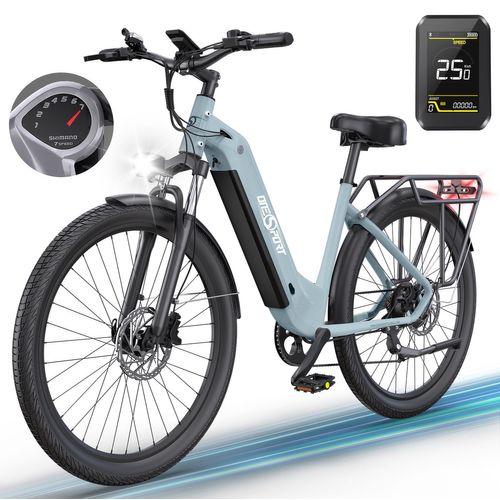 Vélo Électrique Homme/Femme Onesport Ot05 Pro 250 W 36 V 22,5 Ah 27,5 Pouces 140 Km