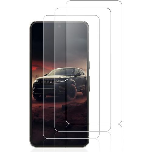 Verre Trempé Pour Google Pixel 8a,3 Pièces Protection Vitre [3d Incurvé Couverture Complète][Haute Sensibilité] [Sans Bulless] Écran Protection