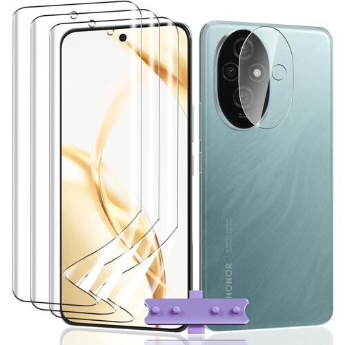 3+1 Pieces For Honor 200 5g Soft Tpu Screen Protector [No Tempered Glass] + Honor 200 5g Camera Tempered Glass,Hd Scratch-Proof Bubble-Free Screen Protector For Honor 200 5g