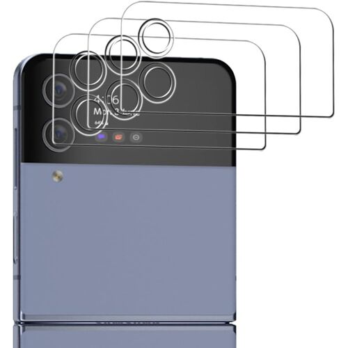 CAUC-[3 Pi¿¿ces Protection Cam¿¿ra pour Samsung Galaxy Z Flip 4 Verre Tremp¿¿, Duret¿¿ 9H Protection Objectif Cam¿¿ra [Anti Rayures] Ultra R¿¿sistant Film Verre Tremp¿¿ pour Samsung Galaxy Z Flip 4