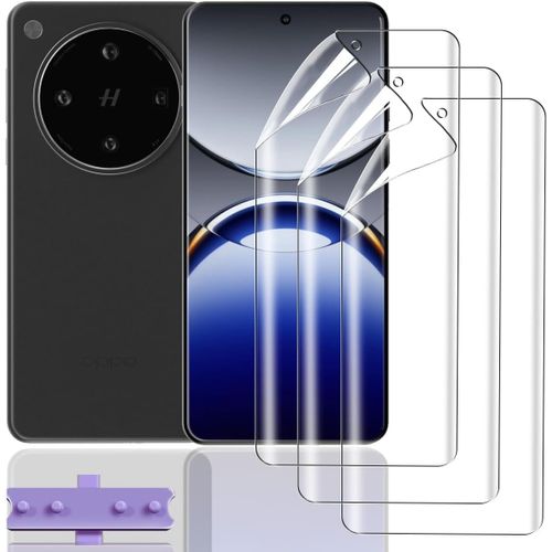 Protection D'écran Pour Oppo Find X8 Pro [Pas Verre Trempé], Hd/Anti-Rayures Anti-Huile, Anti-Salissures, Résistant À L'eau, 3 Pièces Tpu Film Protection Écran Pour Oppo Find X8 Pro
