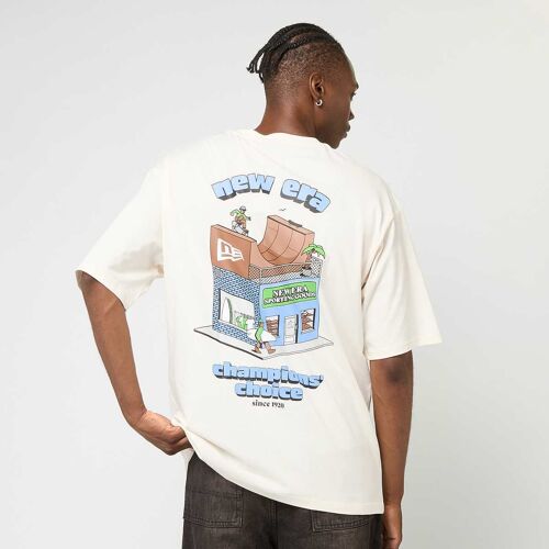New Era New Era Os Graphic Tee 1 Whi Homme T-Shirts & Polos Beige Taille Xl Vêtements