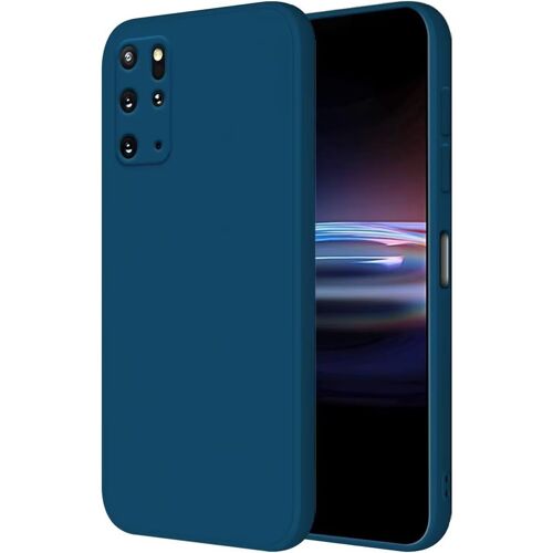 SJZG-Coque Pour Samsung Galaxy S20+ / Samsung S20 Plus Protection Étui, (6.7"" Inches) Liquide Tpu Silicone Case Anti Rayures Ultra Mince Souple Cover En Silicone Bleu Saphir