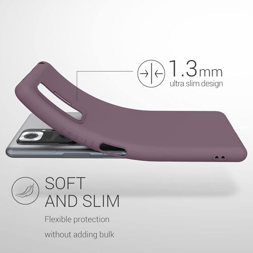 Housse Compatible Avec Xiaomi Redmi Note 10 Pro Coque - Housse De Téléphone Protection Souple En Silicone - Raisin