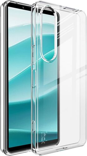 KAL-Coque Transparente Pour Sony Xperia 1 Vii [Coque En Silicone] [%100 % Transparent] [Matériau Allemand] [Ultra Fin] Coque De Protection Transparente Pour Sony Xperia 1 Vii