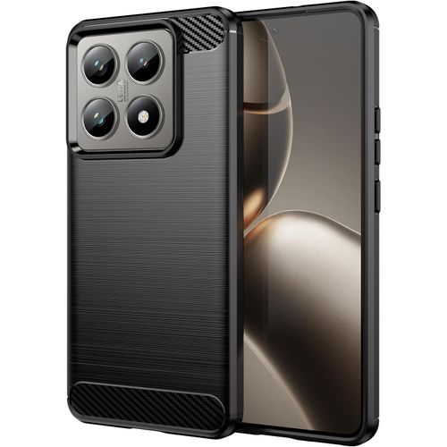 Coque protection brossée noire pour Xiaomi 15T / 15T Pro 5G souple Antichoc XEPTIO