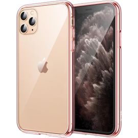 Coque Transparente Renforcée Pour Iphone 11 Pro Max 6,5 Pouces - Antichoc 4 Coins, Anti-Jaunissement Et Anti-Rayures, Bords Surélevés, Pc+Tpu Slim
