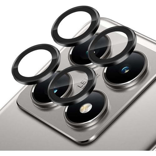 Protection Objectif Caméra Pour Xiaomi 14t Pro 5g, Dureté 9h Caméra Arrière Protecteur, Anti Rayures Ultra Résistant Film Verre Trempé-Noir