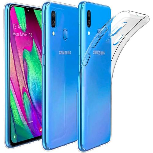 Coque Transparente pour Samsung Galaxy A40 - Silicone Ultra Fin, 100% Transparent, Matériau Allemand