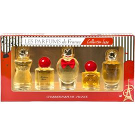 Charrier Parfums Les Parfums De France, Collection Luxe, Coffret De 5 Eaux De Parfum Miniatures, Floral, 49, 7 Ml 