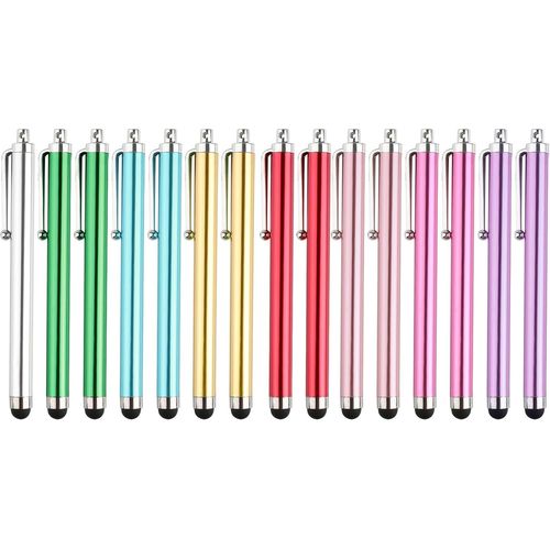 15 Pièces Stylet Tablette, Universels Stylet Ipad, Stylet Tactile, Stylo Tablette Tactile, Stylets Pour Téléphones Portables, Stylo Tactile Pour Tablette, Ordinateur, Téléphone Portable, Multicolores