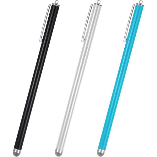 SHIBA-Lot de 2 stylets universels pour tablette tactile avec pointe en fibre pour toutes les tablettes - Taille étendue - Stylet h[5