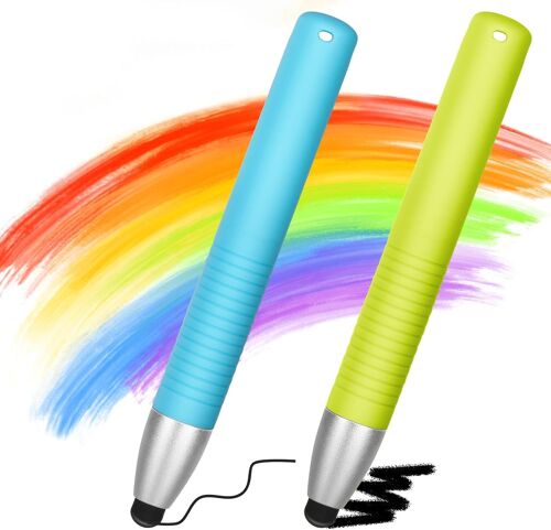 Flintronic Kids Tablet Stylus, Kids Touch Screen Stylus Pen Compatible, Stylus for Tablet with iPhone/Android/Air/iWatch/iPad Pro/Mini/Kindle/Kids Smart Watch