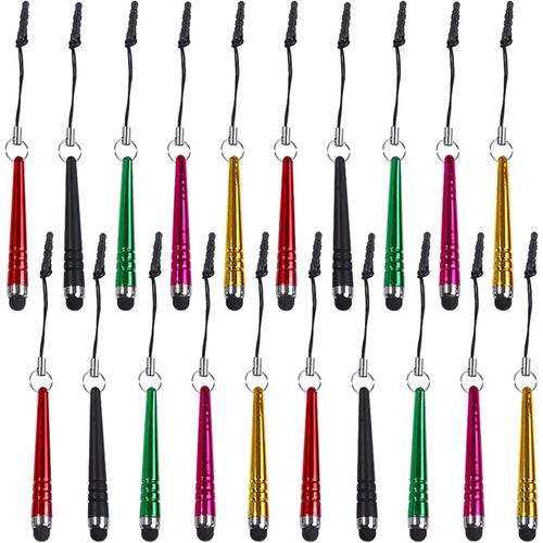 jum-20 Pièces Mini Stylets,Stylos Pour Tablette,Stylets Pour Téléphone,Adaptés Au Dessin,Aux Jeux,À L'École,Au Travail