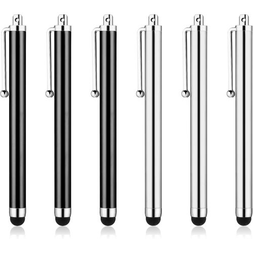 Stylets pour Écrans Tactiles,6pièces Stylet Universel Stylets Très sensibles Stylets pour Téléphone Portable Stylo pour Tablette pour Smartphones Compatible Tablette (C)