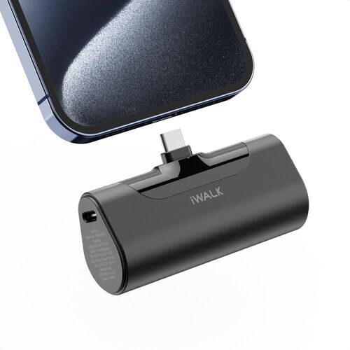 Jgd-Batterie Externe 4500mah[Usb-C Version][Compatible Avec Iphone 16 Série], Power Bank Mini 20w Pd Charge Rapide, Petit Chargeur Externe Compatible Avec Iphone 16 Pro Max/16 Pro/15 Plus/15/Android