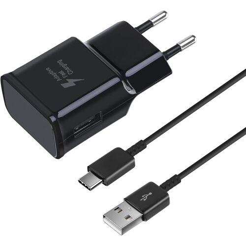 SUBZONAL-Chargeur Type C Charge Rapide pour Samsung Galaxy A13 A14 A20e A34 A52 A53 A54 S8 S9 S10 S20 S21 FE Plus, Z Fold2 5G, Android Téléphone Chargeur Adaptateur Secteur avec 1,5m USB C Cable