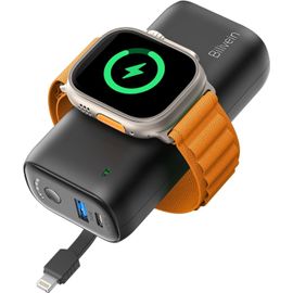 Portable Charger For Apple Watch, External Battery 10000mah 22.5w Fast Charging With Built-In Cable, Magnetic Wireless Charger For Apple Watch Series 9/8/Ultra/7/6/Se/5/4/3/2
