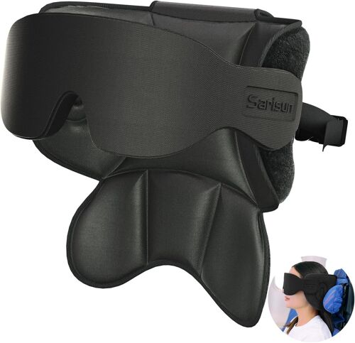 Ulteronixshop-Oreiller De Voyage, Oreiller D'avion Avec Masque De Sommeil, Oreiller De Soutien Cervical À 360°, Essentiels De Voyage Portables, Sangle De Tête Réglable Pour Sièges Sans Appuie-Tête, N 
