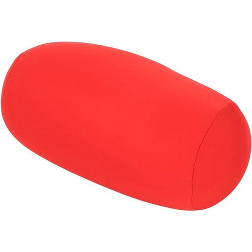 Oreiller De Tube De Microbille,Mini Coussin De Dos Oreiller Coussins Confortables Coussin De Soutien Du Cou Ou Du Dos Pour Le Voyage À La Maison Sommeil(Rouge)