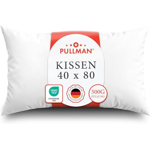 Kalanka-Oreiller De Qualité Hôtelière En Microfibre Confortable Pour Les Personnes Souffrant D'allergies - Coussin De Sommeil Avec Rembourrage De 500 G - Certifié Oeko-Tex - 40 X 80 Cm