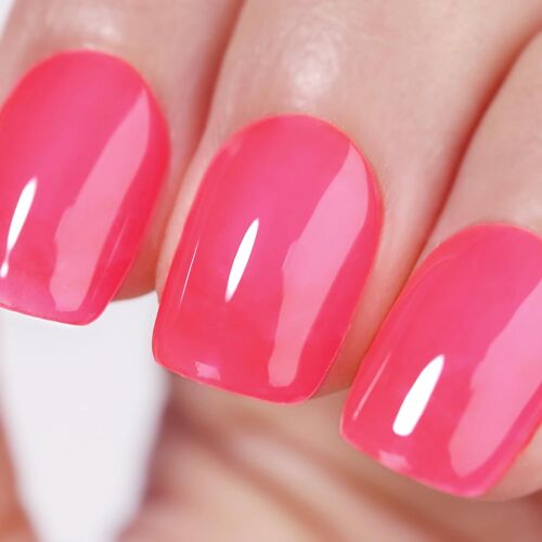 Vernis Semi Permanent N¿¿On, 15ml Hema Free Jelly Transparent N¿¿On Rose Vif Gel¿¿E Gel Nail Polish Naturel French Vernis Gel Uv Printemps Et¿¿ Cristal Vernis ? Ongles Gels 