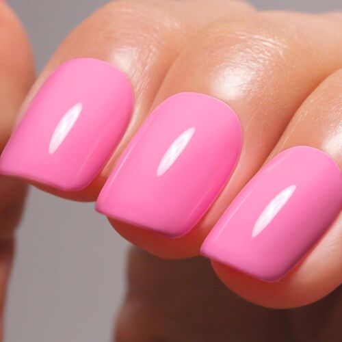 Gel Nail Polish, 1pcs 15ml Deep Pink Color Gel Polish Soak Off Led Nail Polish Gel Nail Art Design Manicure Salon Diy At Home