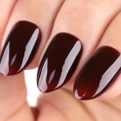 Vernis ¿¿ Ongles Gel - Longue Dur¿¿E - R¿¿Sistant Aux ¿¿Clats - Pour Nail Art, Manucure, P¿¿Dicure, ¿¿ La Maison, En Salon Ou ¿¿ La Maison - Marron Chocolat - 15 Ml (N¿¿Cessite Un S¿¿Chage Sous Une Lampe Uv 