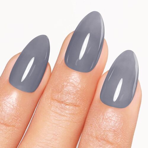 Gris Vernis Semi Permanent, 15ml Transparent Semi Permanent Gris French Cristal Gel Nail Polish Printemps Et¿¿ Uv Led Vernis ? Ongles Gels Semi-Permanents Naturel Gel¿¿E Manucure 