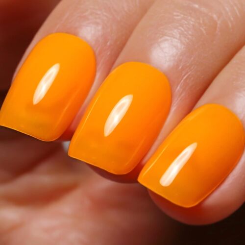 Vernis Semi Permanent N¿¿On, 15ml N¿¿On Orange Gel Nail Polish Art D¿¿Marrage Manucure Vernis ? Ongles Gels Soak Off Led Uv Printemps ?T¿¿ Vernis Gel Uv Diy Nail Kit De D¿¿Marrage 