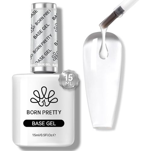 15ml Vernis Semi Permanent Base Gel Coat, No Wipe Base Coat Vernis À Ongles Gel Semi-Permanent Uv Led Soak Off Nail Polish 