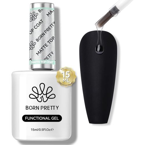Kal-Ml Matte Top Coat Mat Vernis Gel Semi-Permanent No Wipe Vernis À Ongles Manucure Soak Off Uv Led Gel Nail Polish 