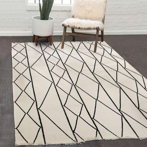 Tapis Salon Fait Main Elara Beige 200x300 En Laine Care&fair