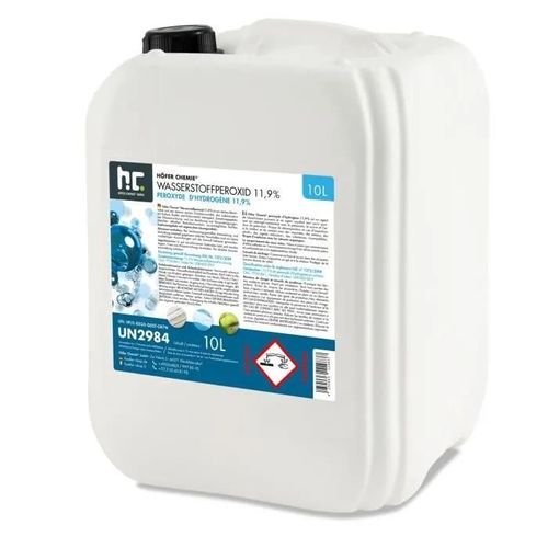 2 x 10 L Peroxyde d'hydrogène 11,9 % - Qualité technique