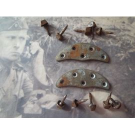 Lot Fers De Botte Allemande 2 Ww (N°5) Équipement Militaire Collection