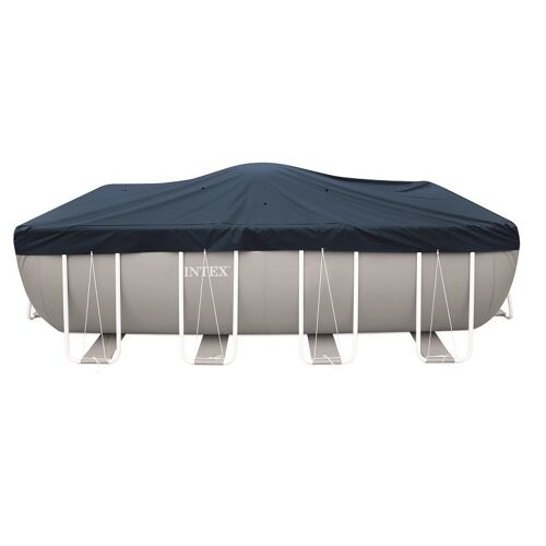 Bâche d'hivernage pour piscine tubulaire rectangulaire Intex L 7,32 x l 3,66 m