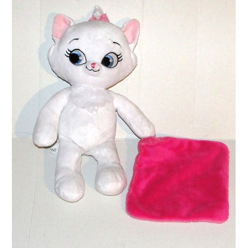 Doudou Marie Avec Son Mouchoir Rose Disney Nicotoy - Peluche Chatte Les Aristochats 26 Cm